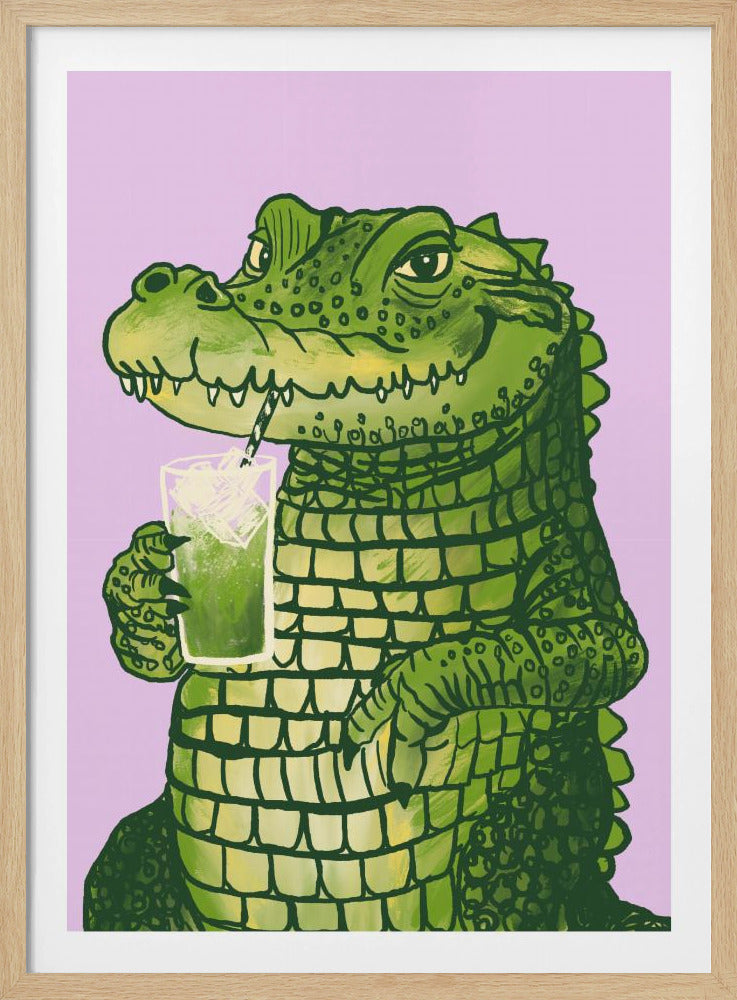 Matcha crocodile | Poster