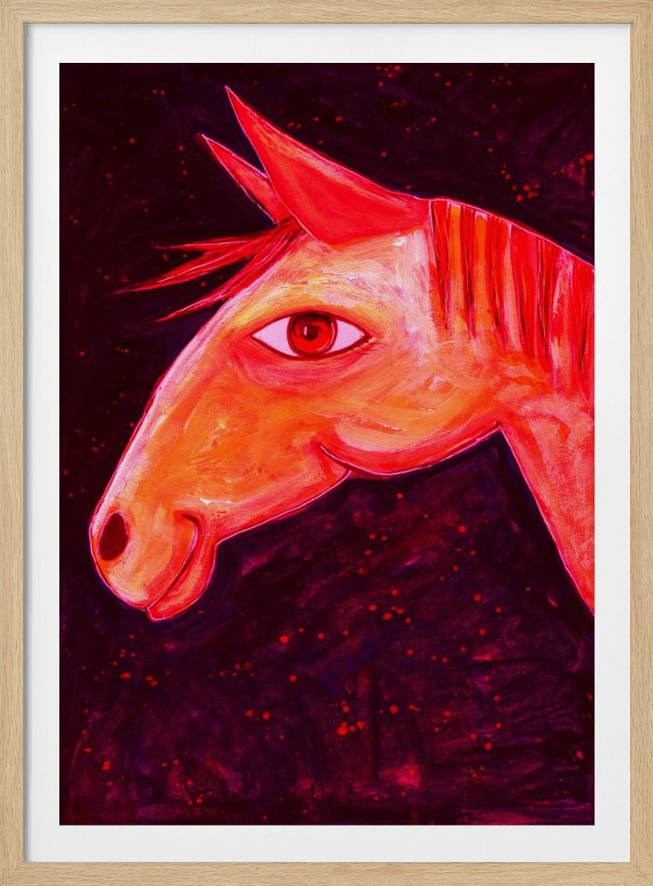 Dreaming of Horses Red | Poster