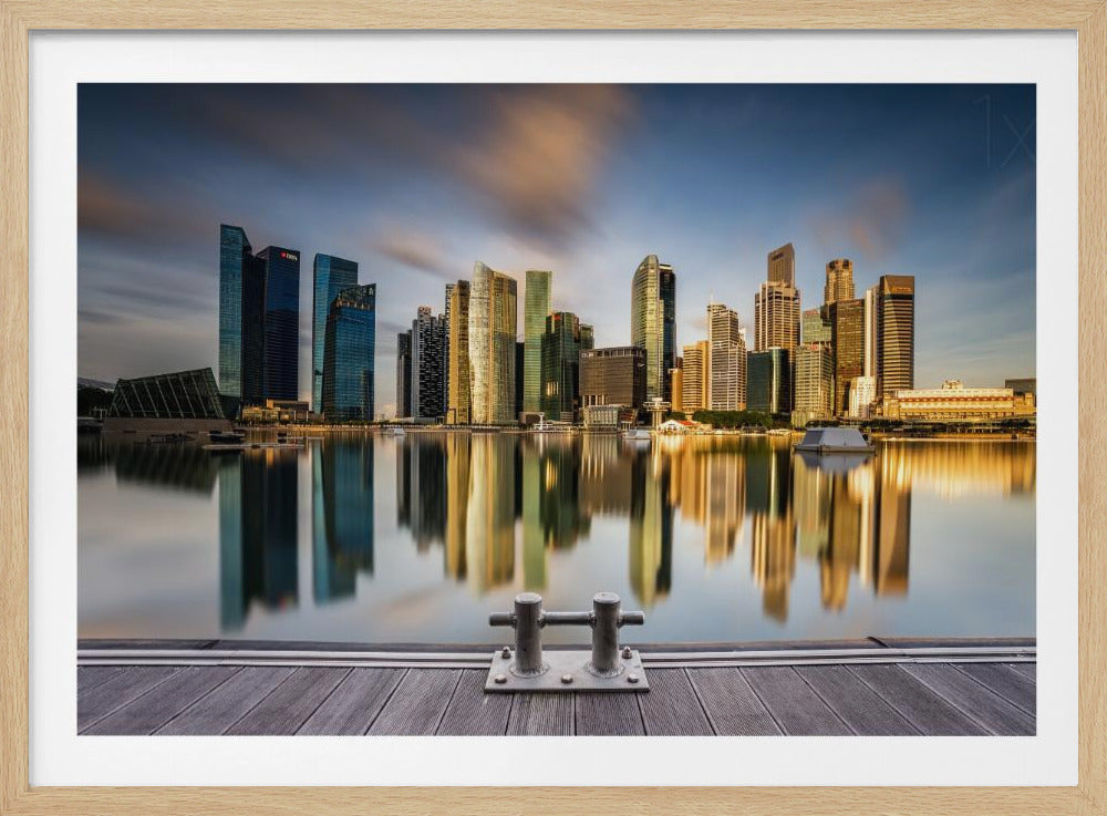 Golden Morning in SIngapore | Poster