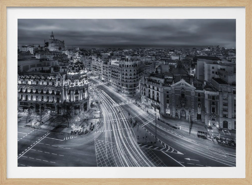 Madrid City Lights | Poster
