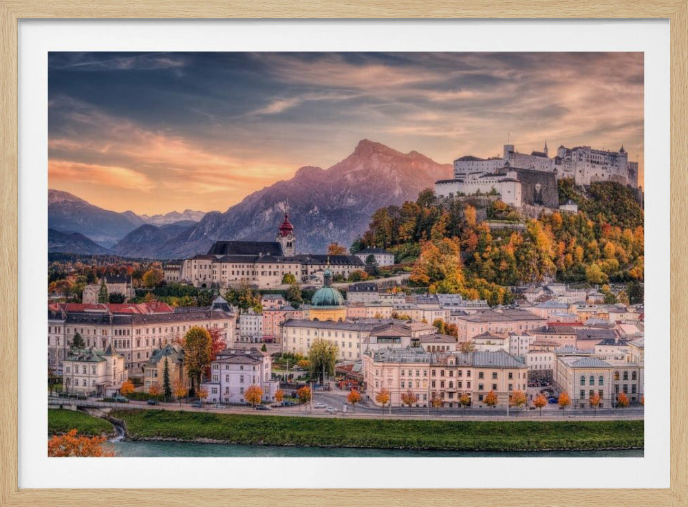 Salzburg in Fall Colors | Poster