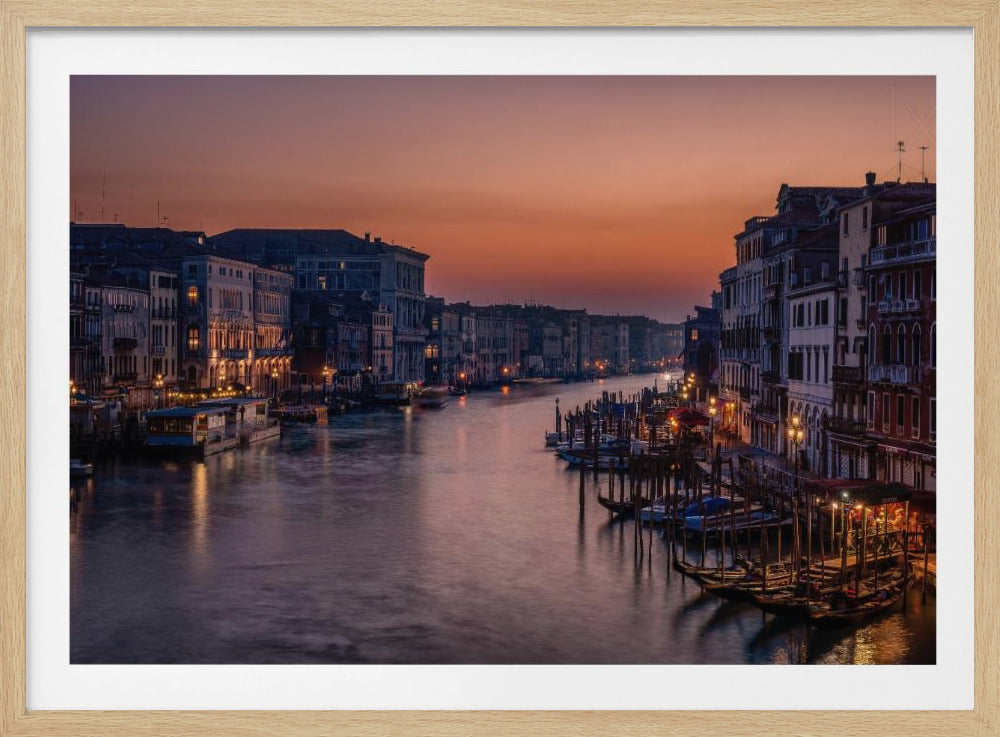 Venice Grand Canal at Sunset | Poster