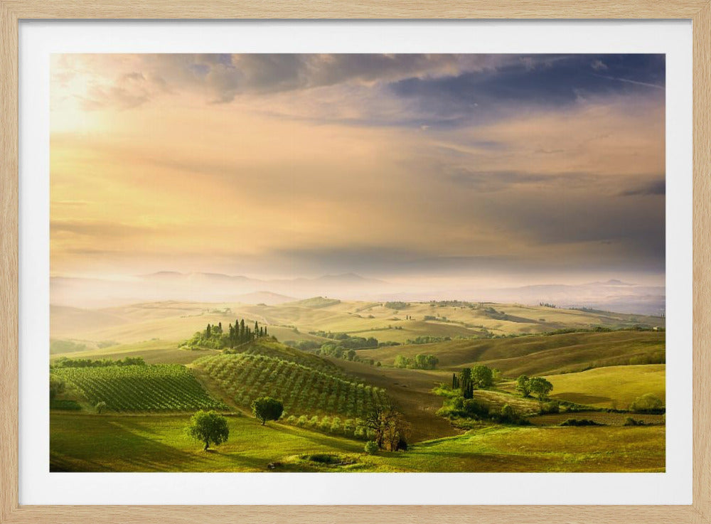 Podere Belvedere's Sunrise | Poster