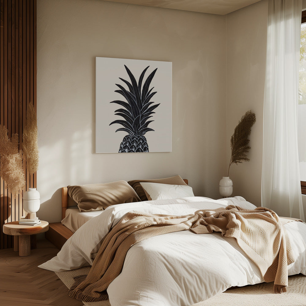 Black Pineapple | Canvas
