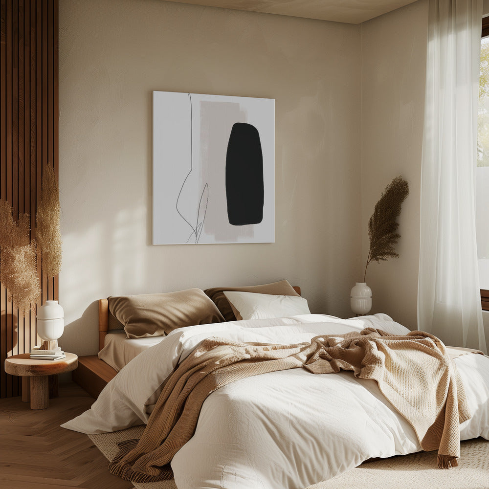 Black And Gray Shapes | Canvas