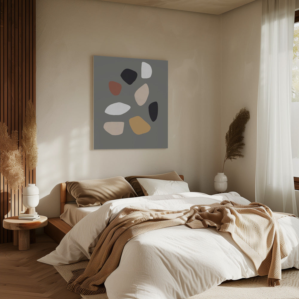 Earthy Shapes Dance | Canvas