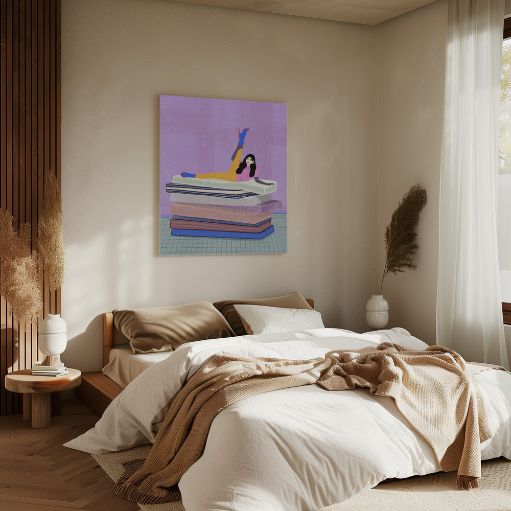 Raise your leg up to your head | Canvas