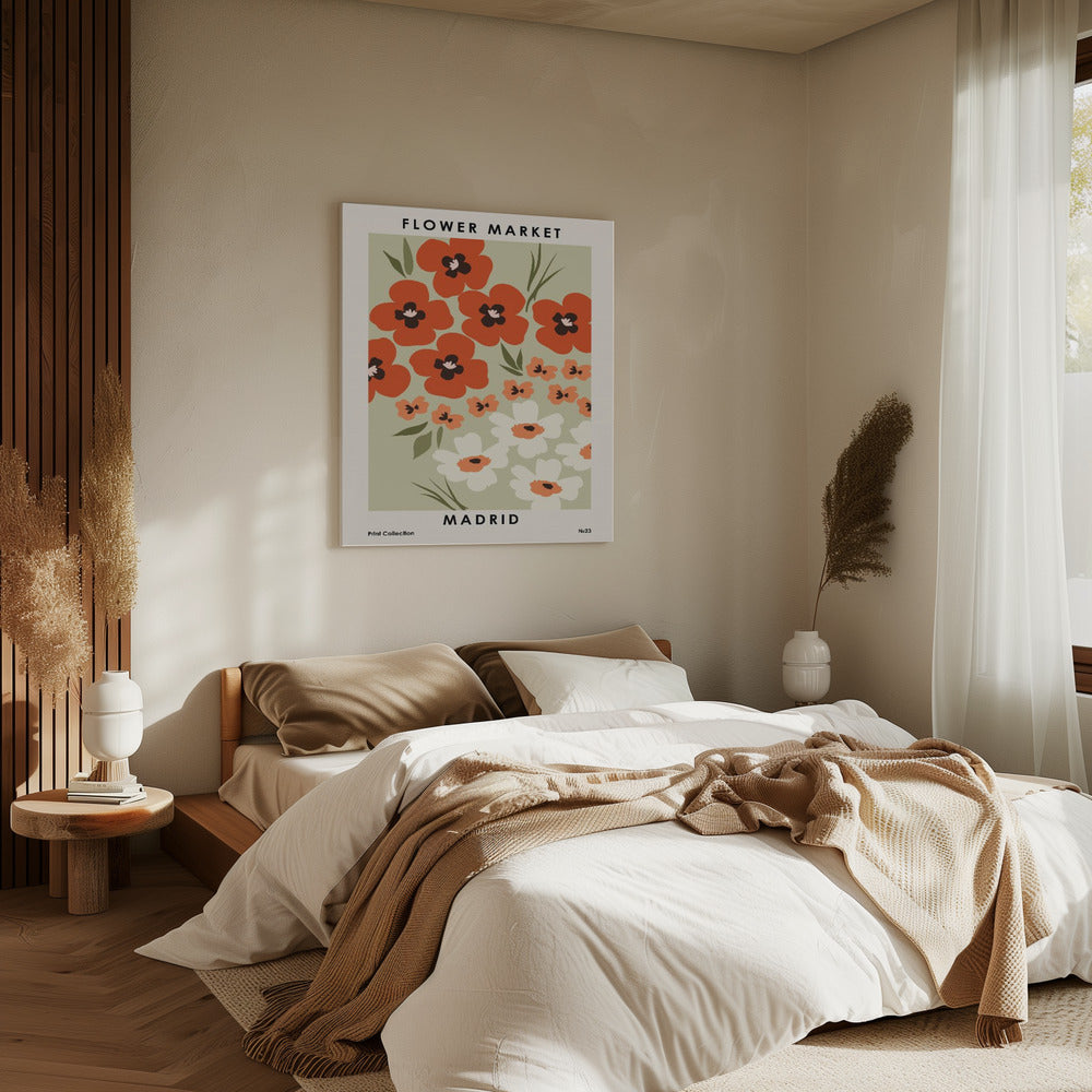 Flower Market Madrid | Canvas