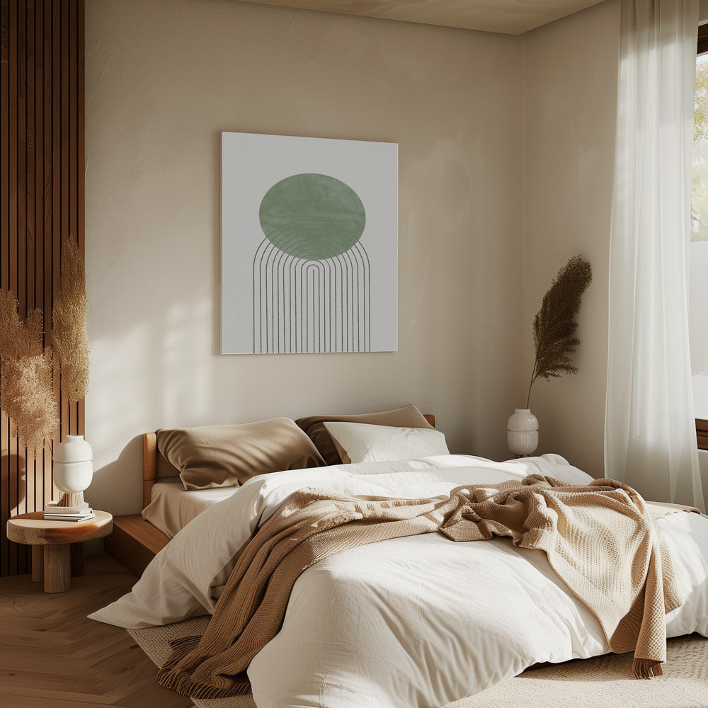 Green Orbit Echoes | Canvas