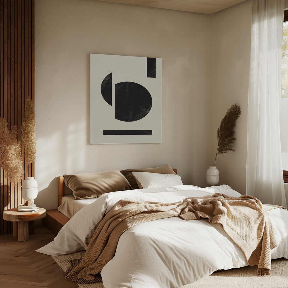 Geometric Contrast | Canvas