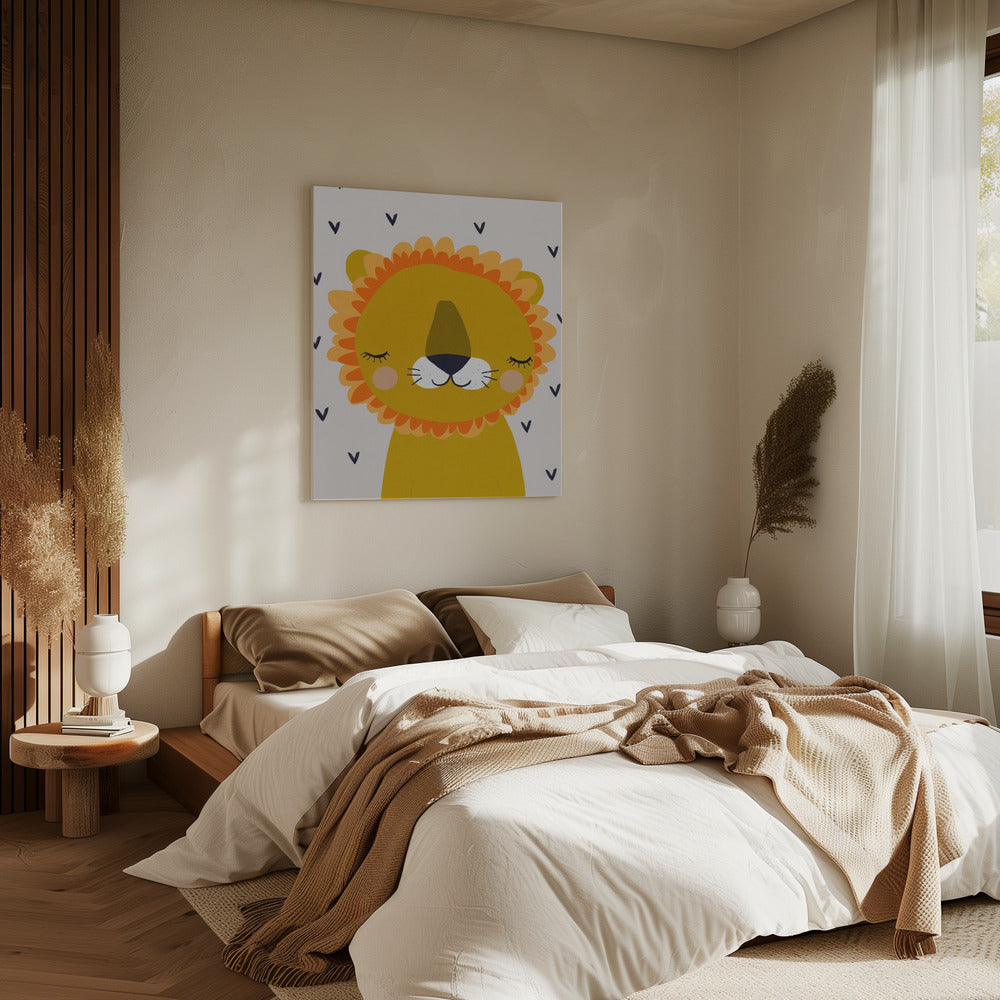Dreamy Lion | Canvas