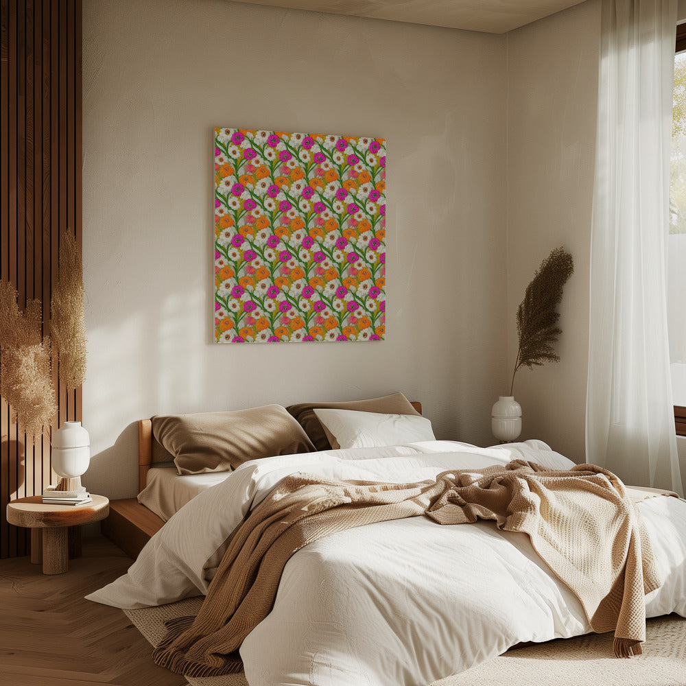 Floral Harmony Quilt | Canvas