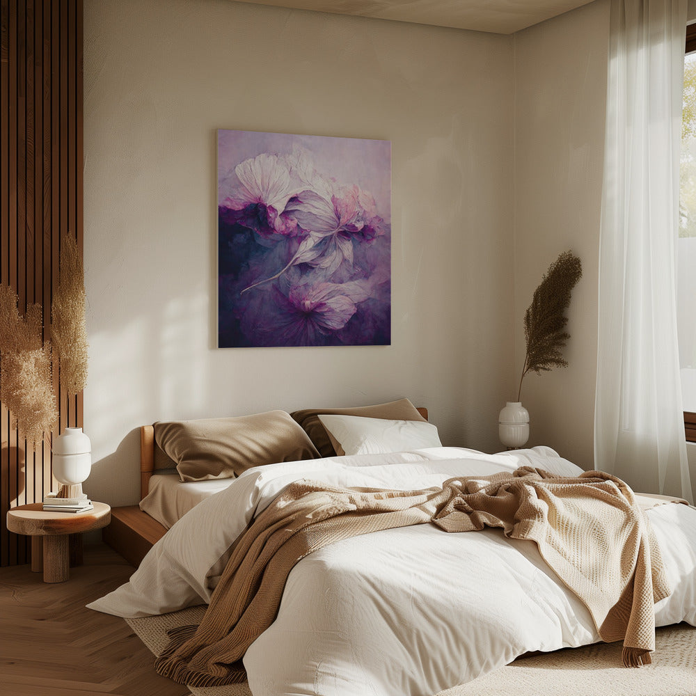 Petals in Haze | Canvas