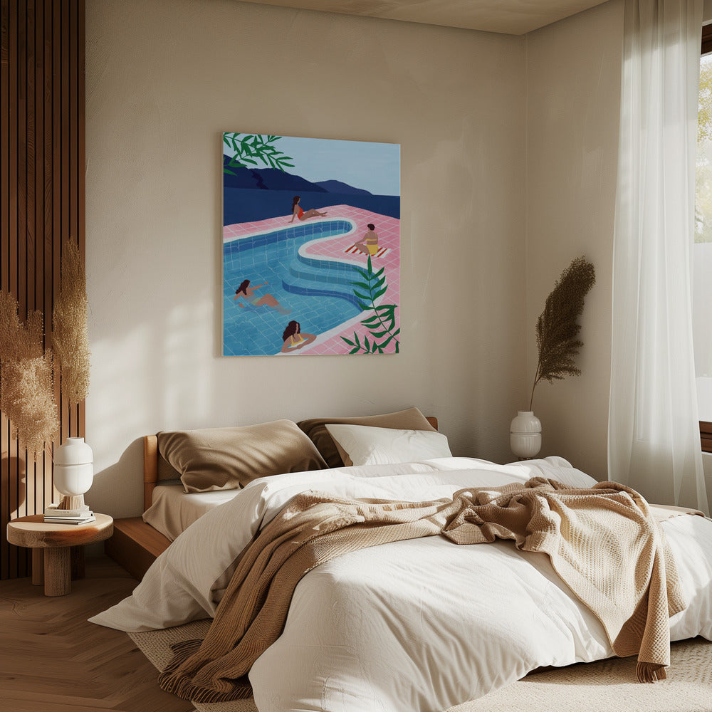 Pool Ladies | Canvas