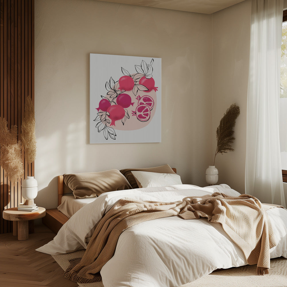 Fathia pomegranates | Canvas