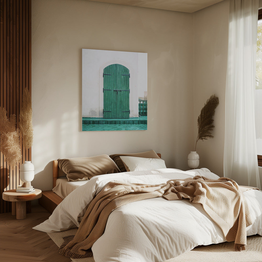 Marrakesh Green Door | Canvas