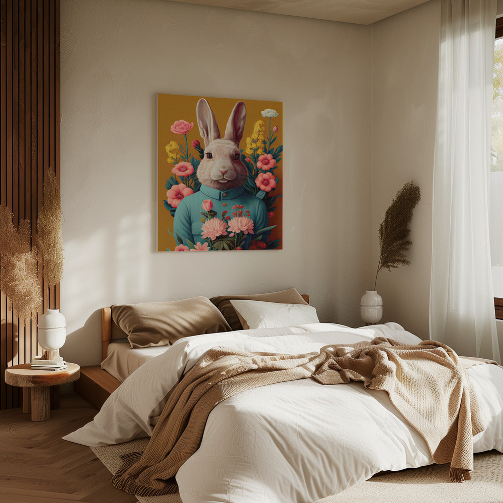 Bunny in Bloom | Canvas