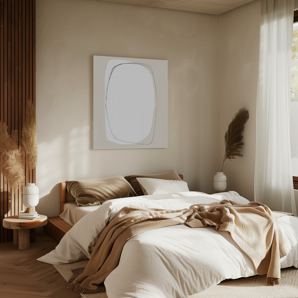 Layered Oval Shapes | Canvas