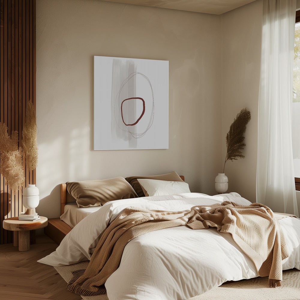 Overlapping Organic Shapes | Canvas