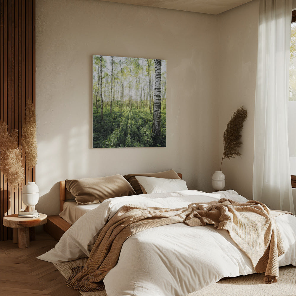 Birch Grove vertical | Canvas