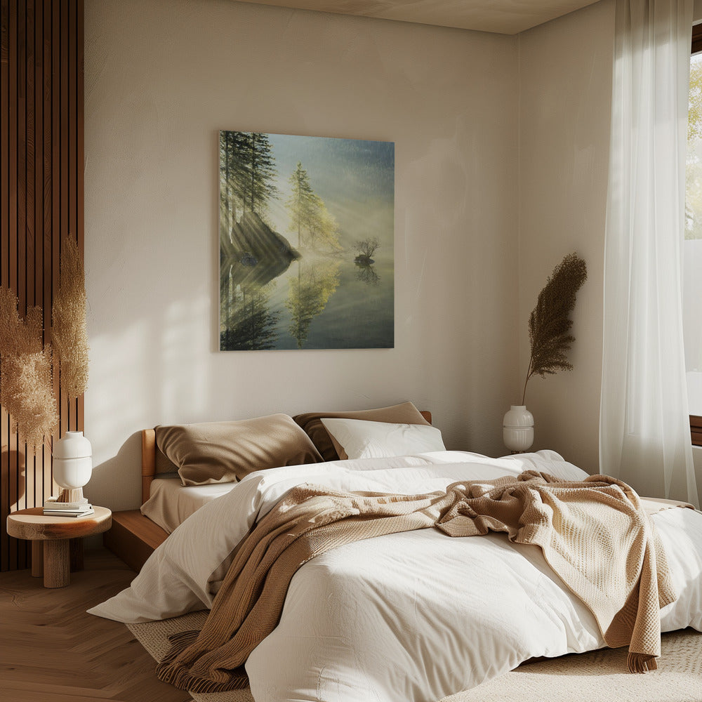 God Rays vertical | Canvas