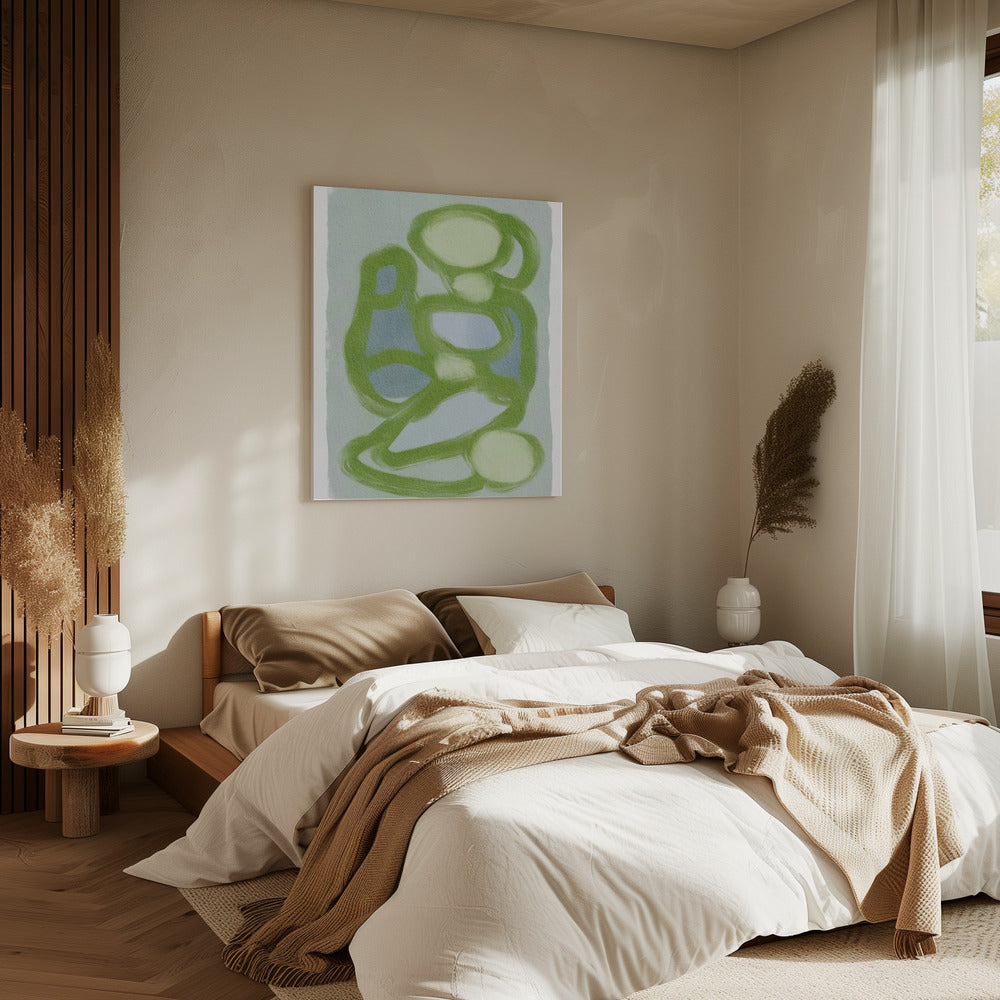 Green Circles 2 | Canvas