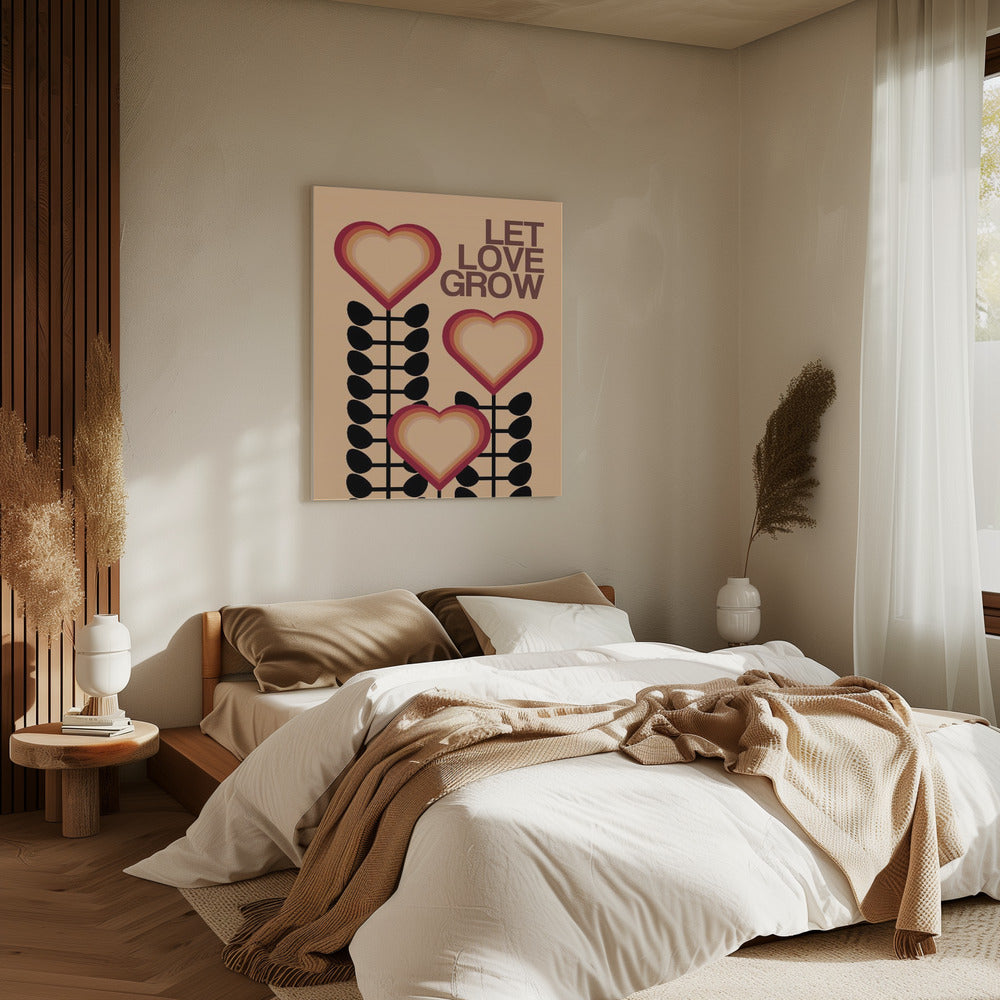 Let Love Grow Cream | Canvas