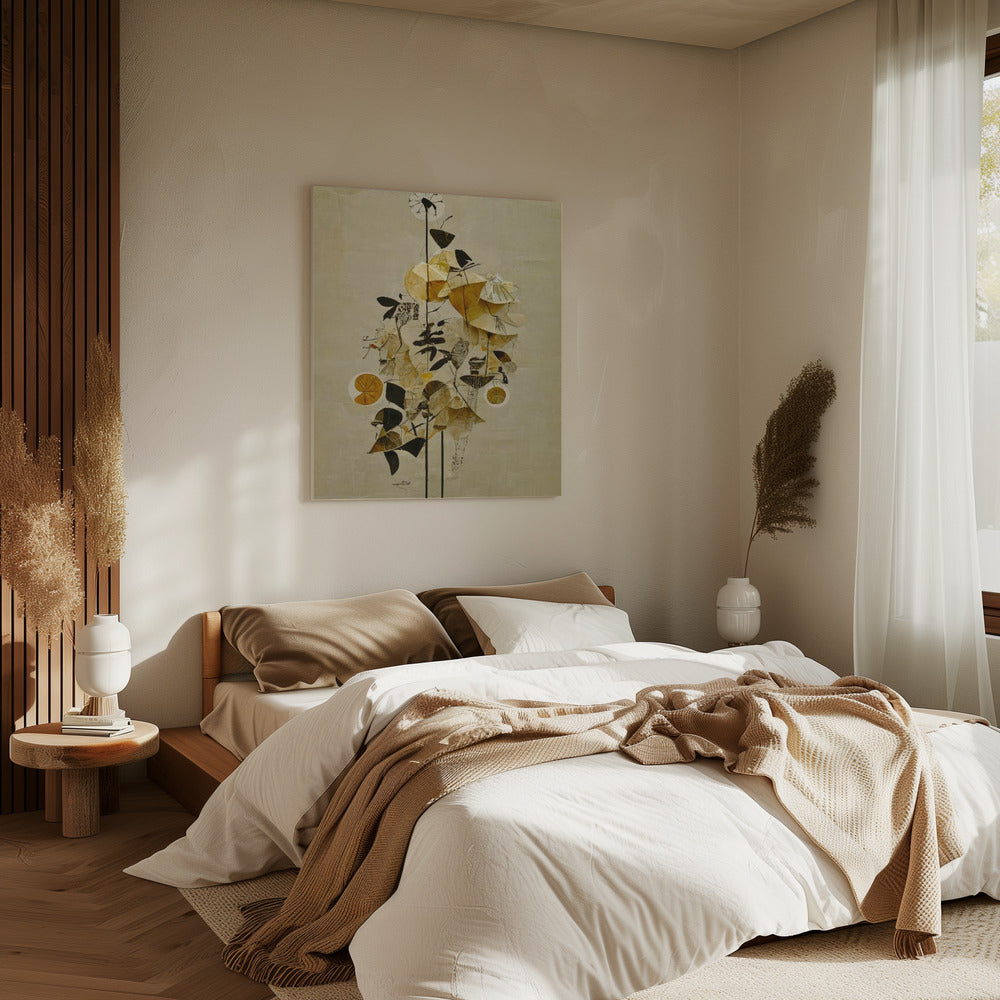 Golden Blossoms | Canvas