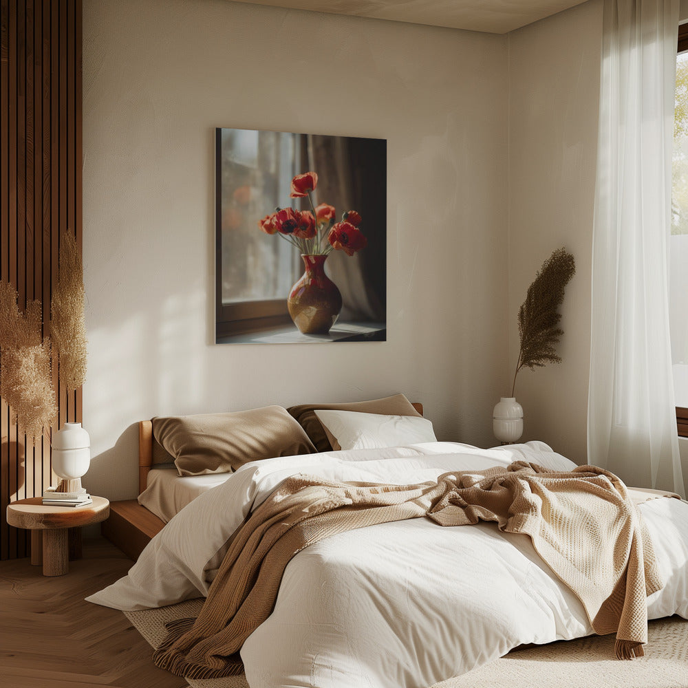 Warm Poppy Glow | Canvas