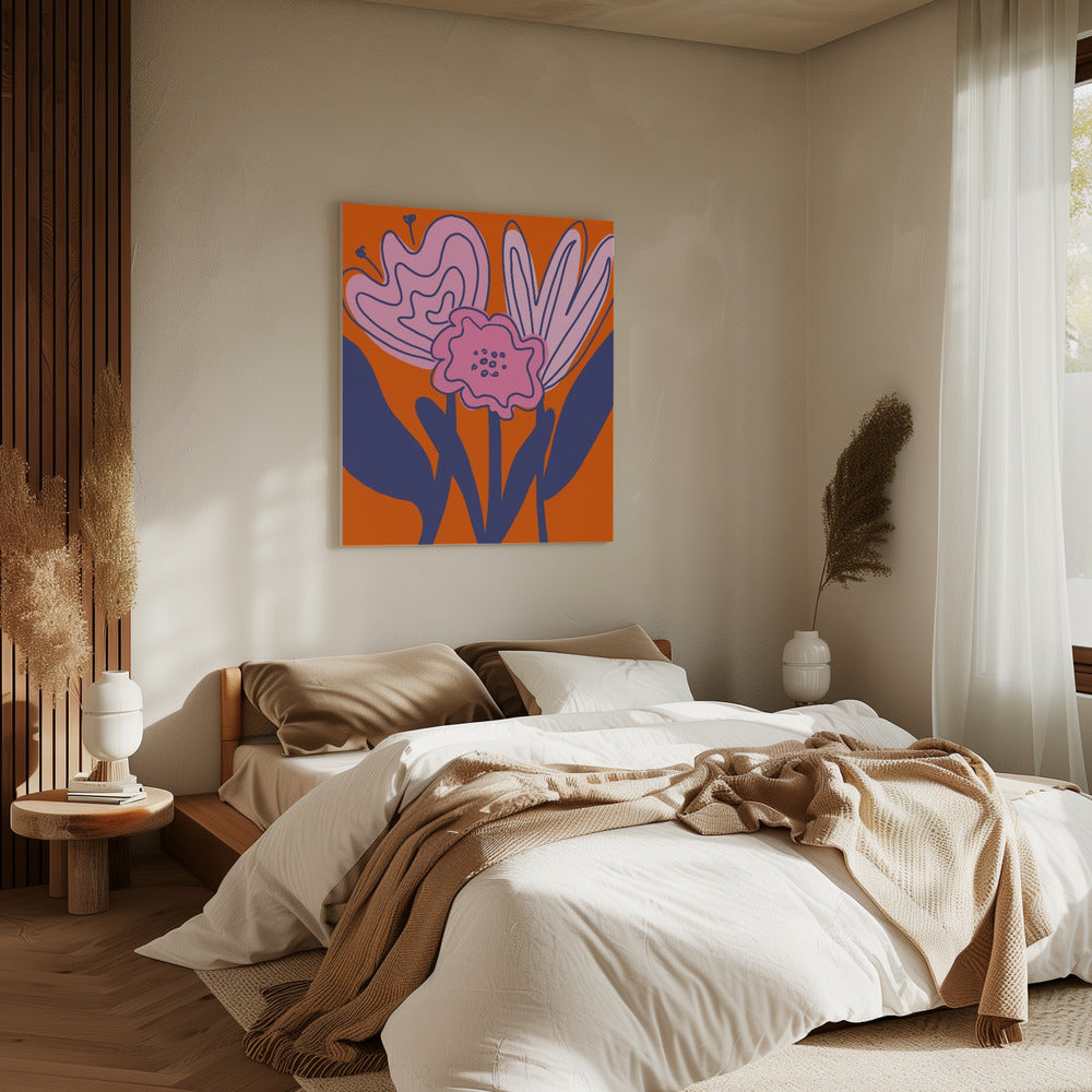 Bold Floral Elegance | Canvas