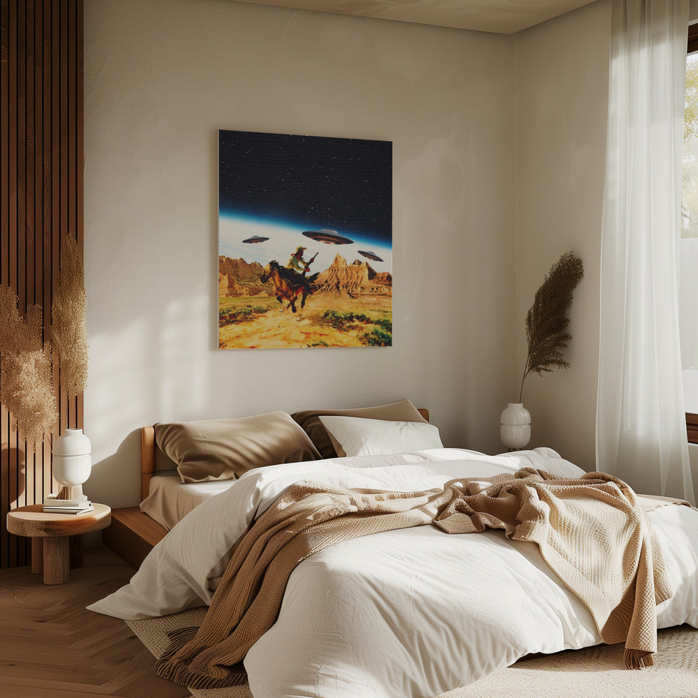 UFO Space Chase | Canvas