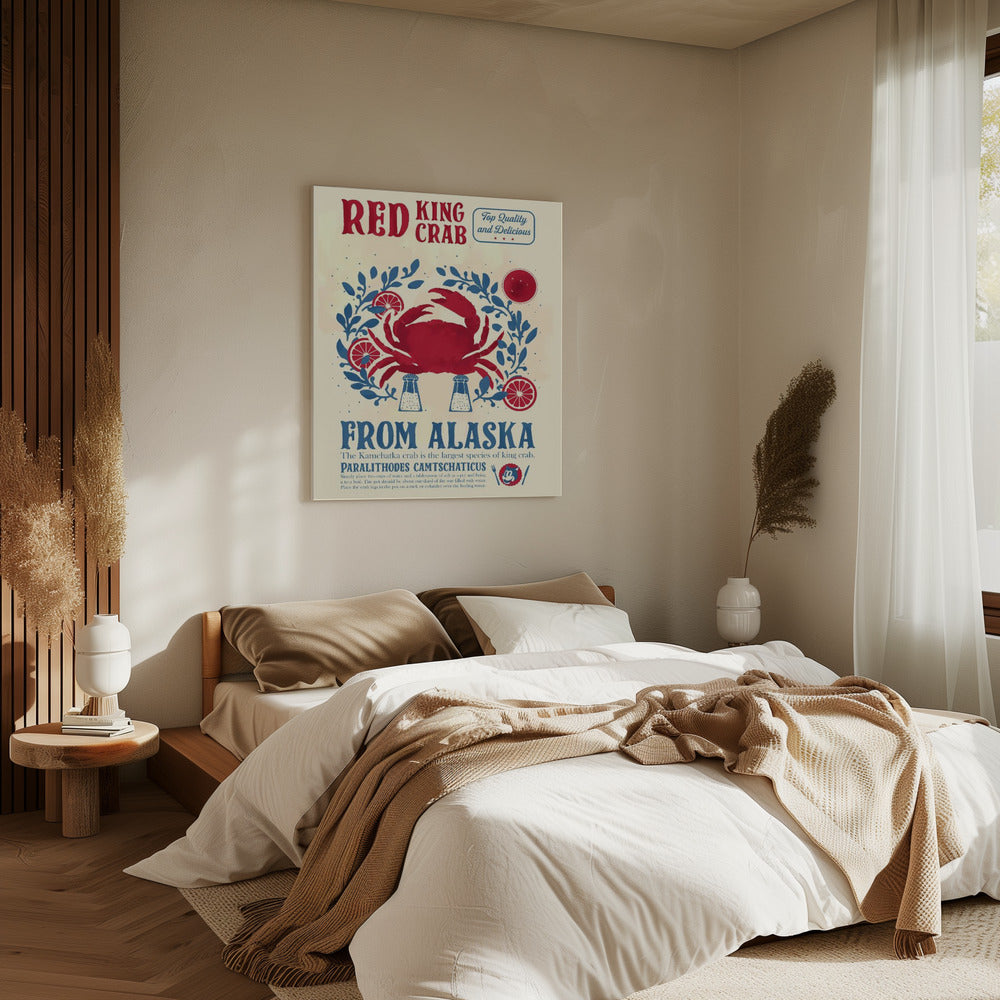 Crab kitchen print | Canvas