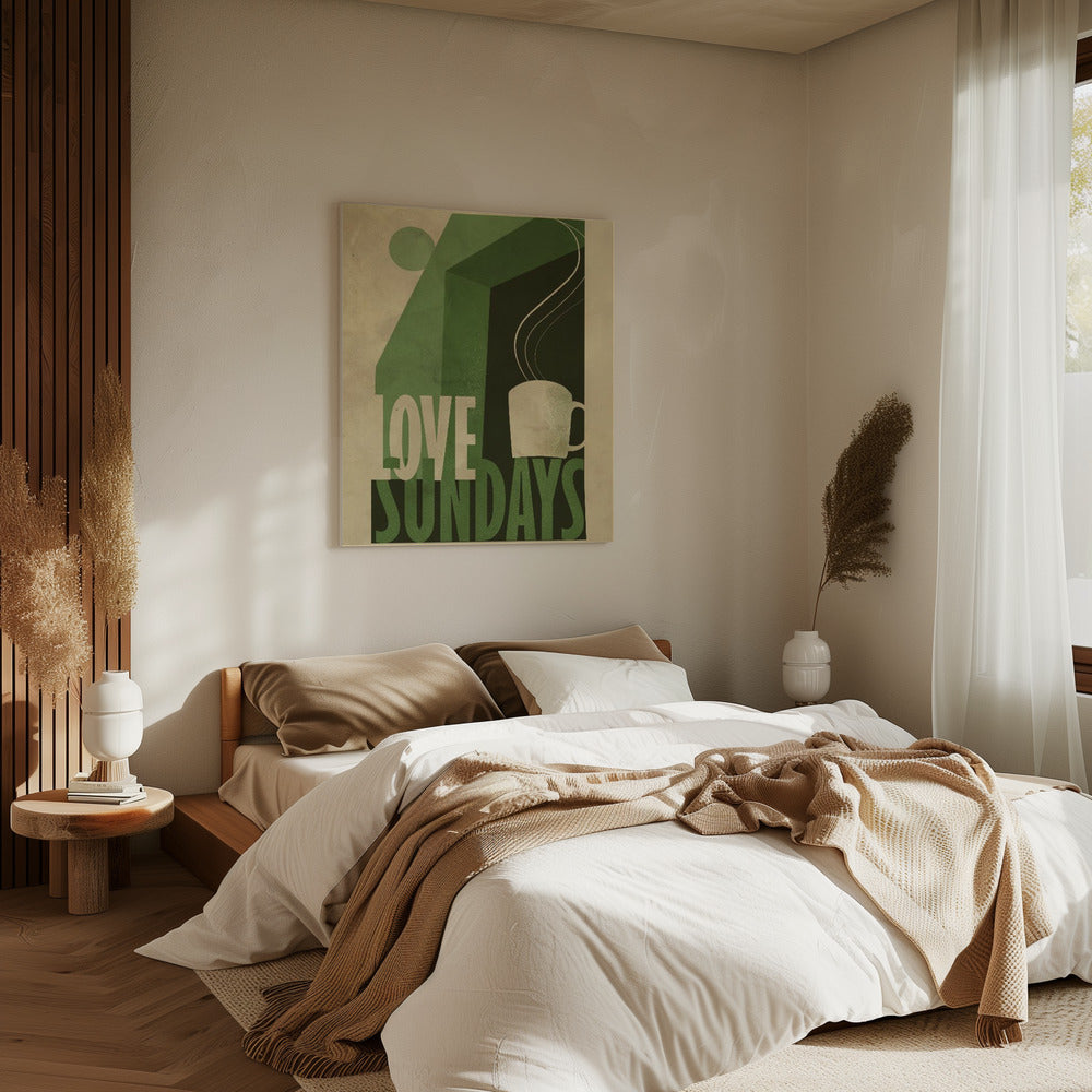 Love Sunday print | Canvas