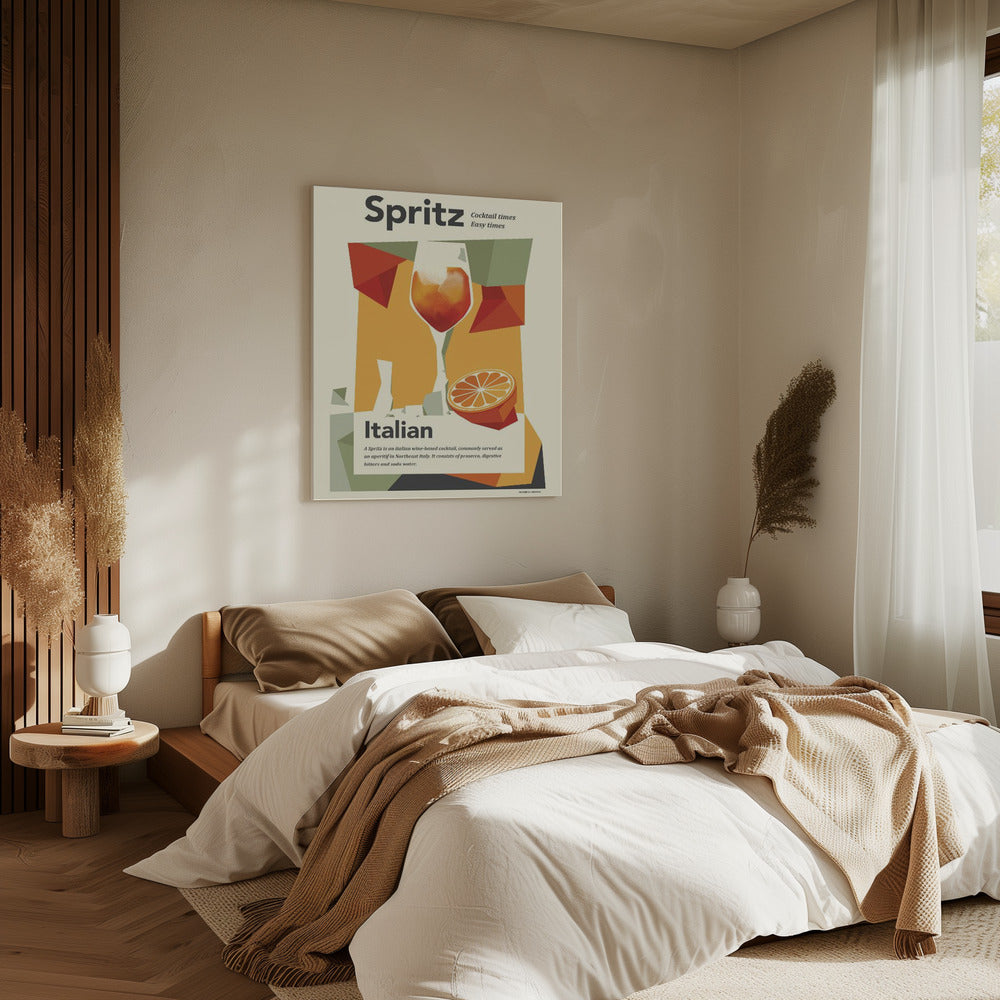 Aperol spritz print | Canvas