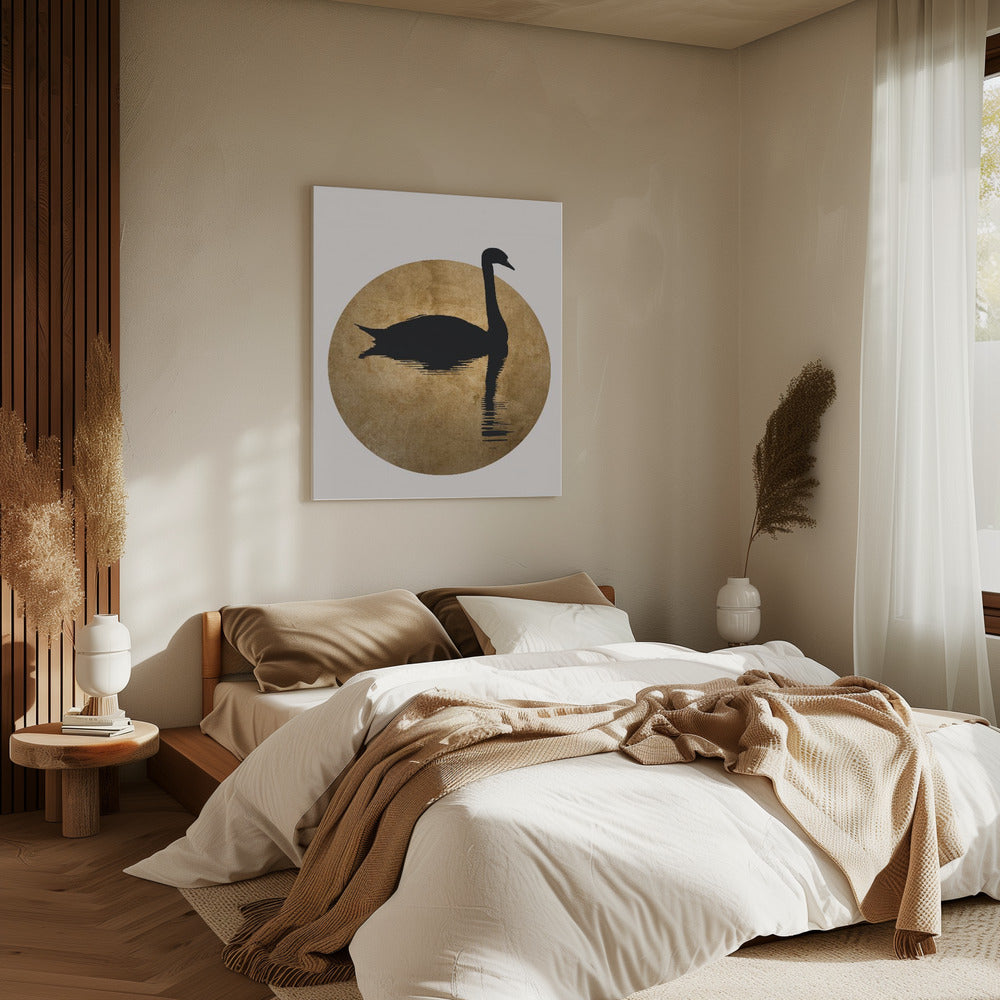 The Swan Gold | Canvas