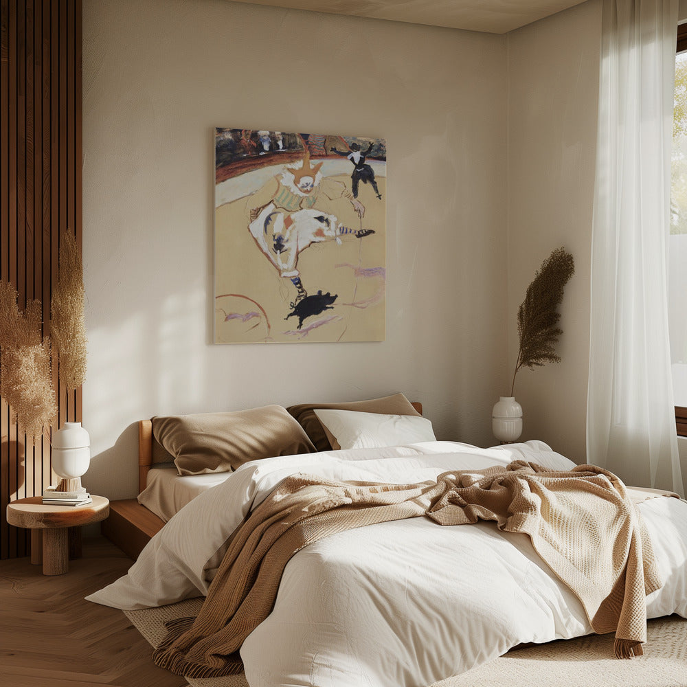 At the Circus Fernando Medrano With a Piglet (ca. 1889) | Canvas