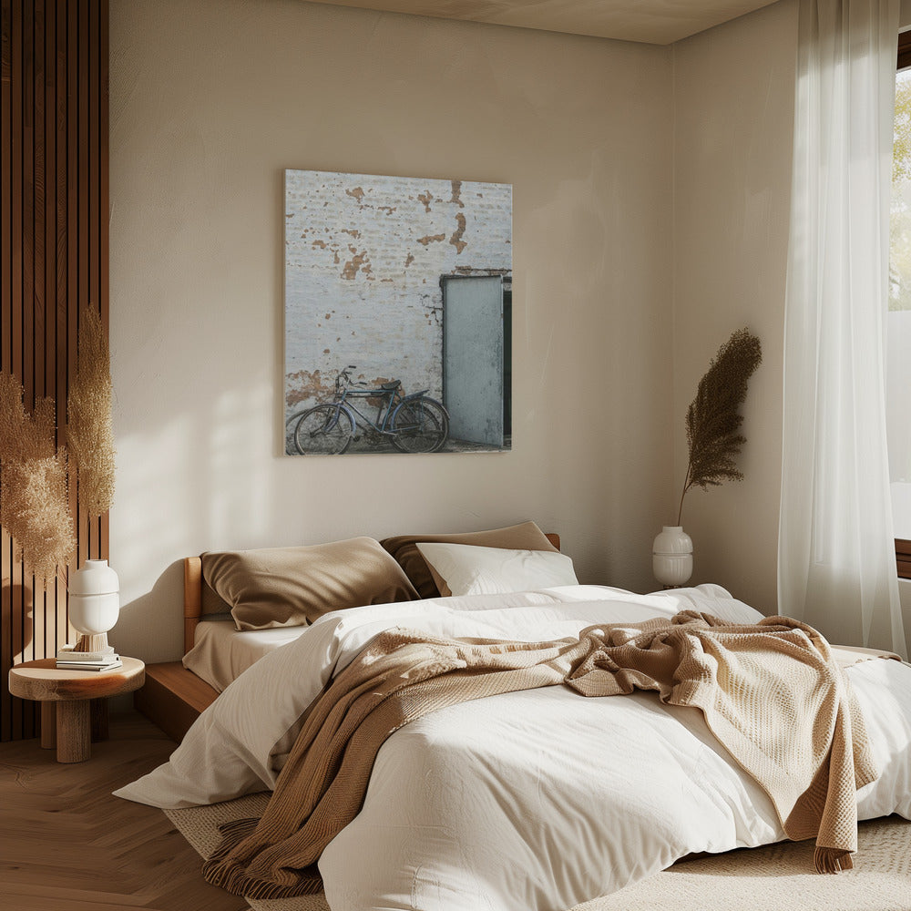 Rustic Bicycle Scene | Canvas