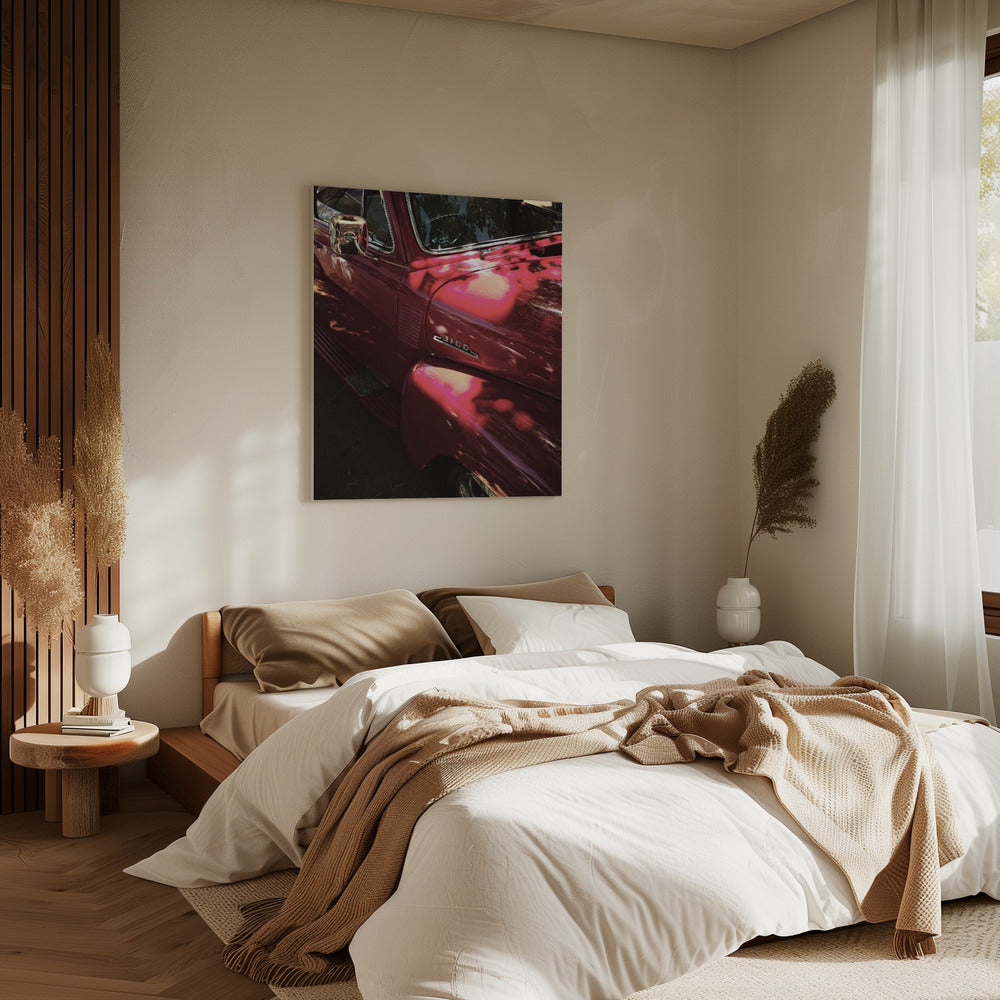 Crimson Classic Ride | Canvas