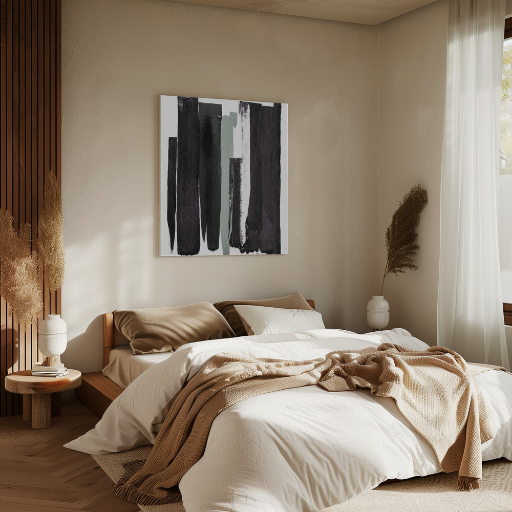 Monochrome Strokes | Canvas