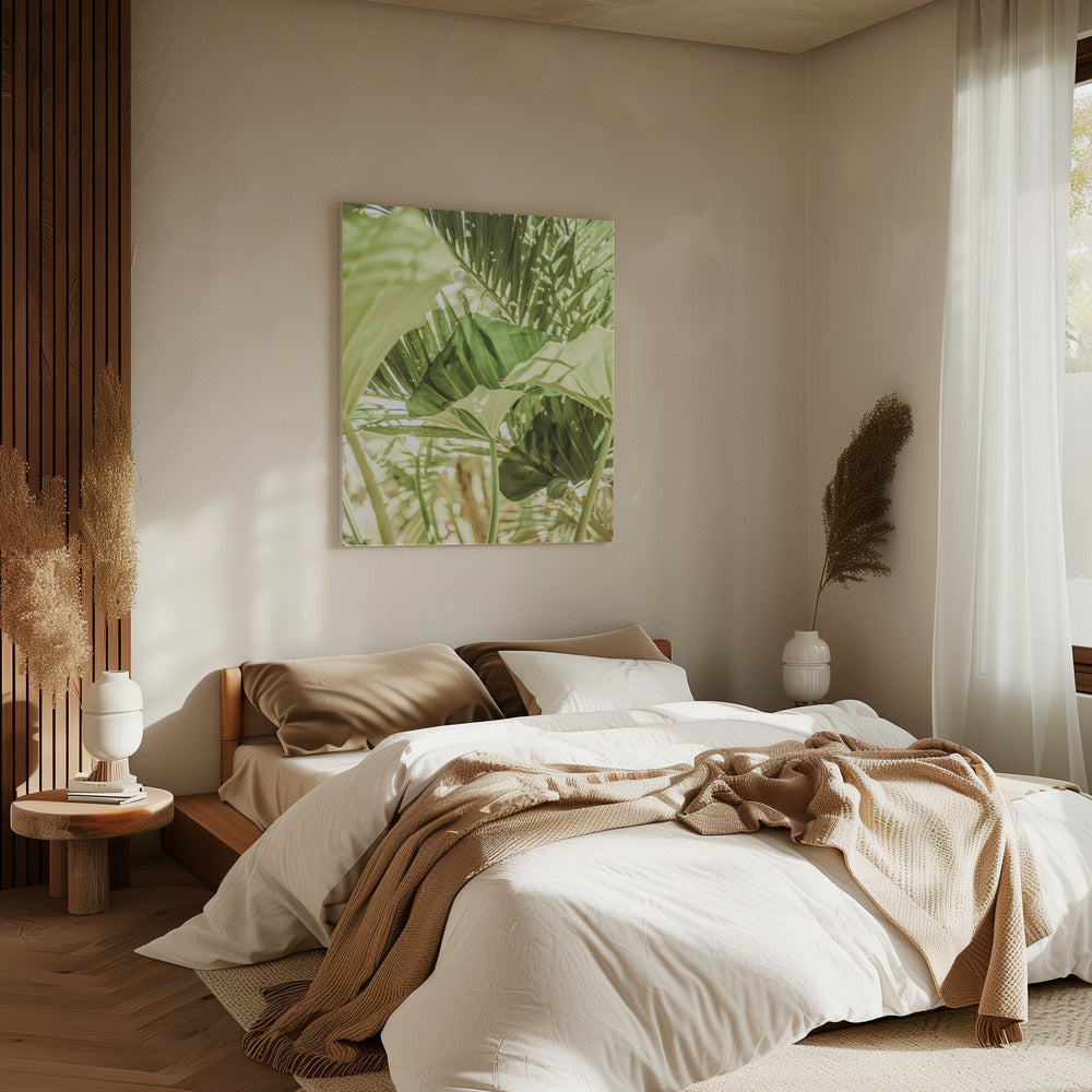 Sunlit Jungle Greens | Canvas