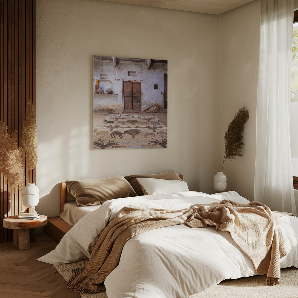 Rustic Tapestry Scene | Canvas