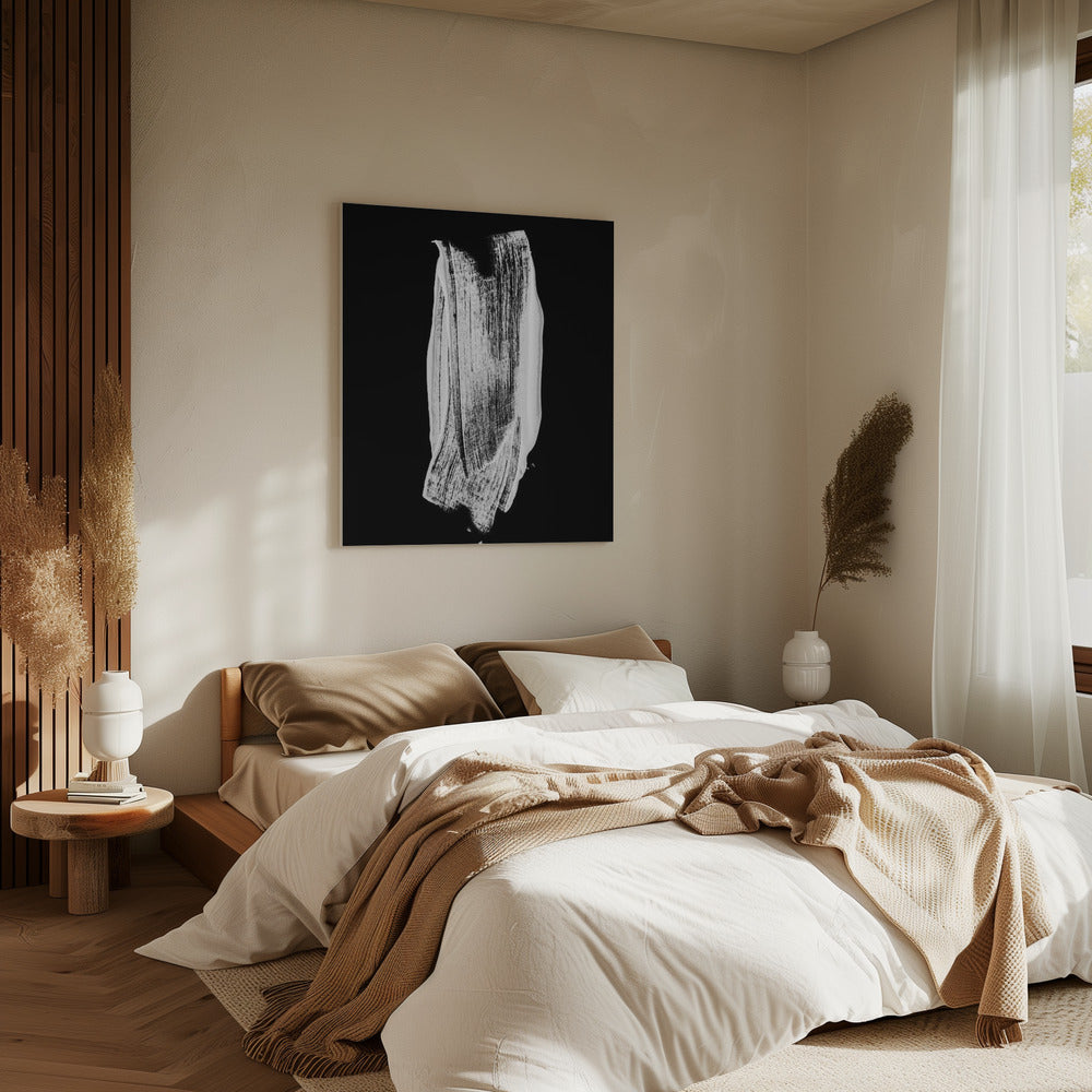 Monochrome Brushstroke | Canvas