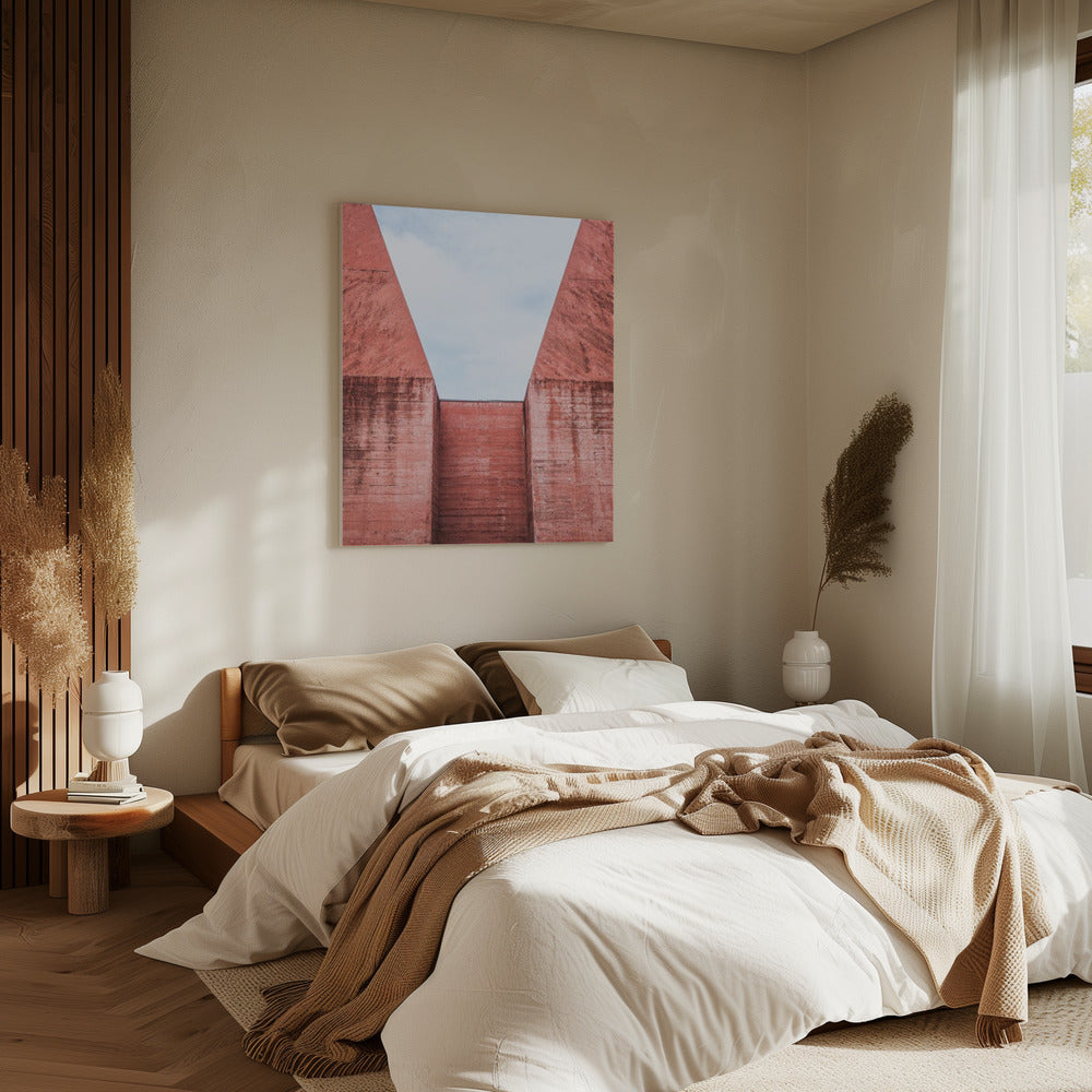 Crimson Pathway | Canvas