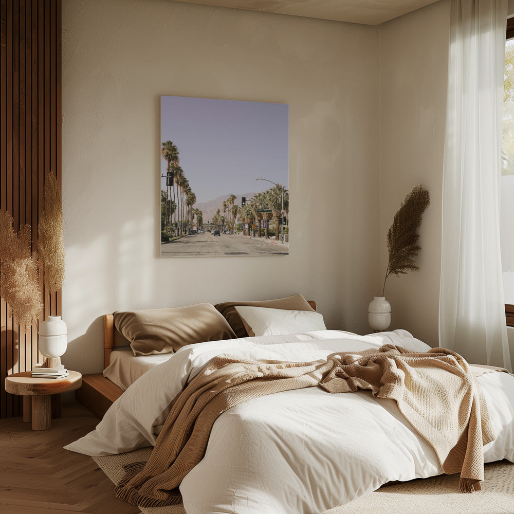 Palm-Lined Avenue | Canvas