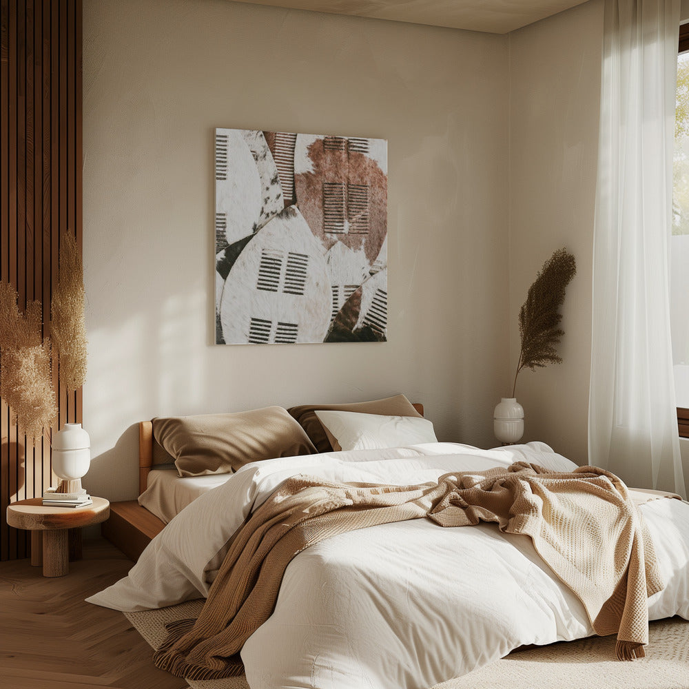 Tribal Hide Shields | Canvas