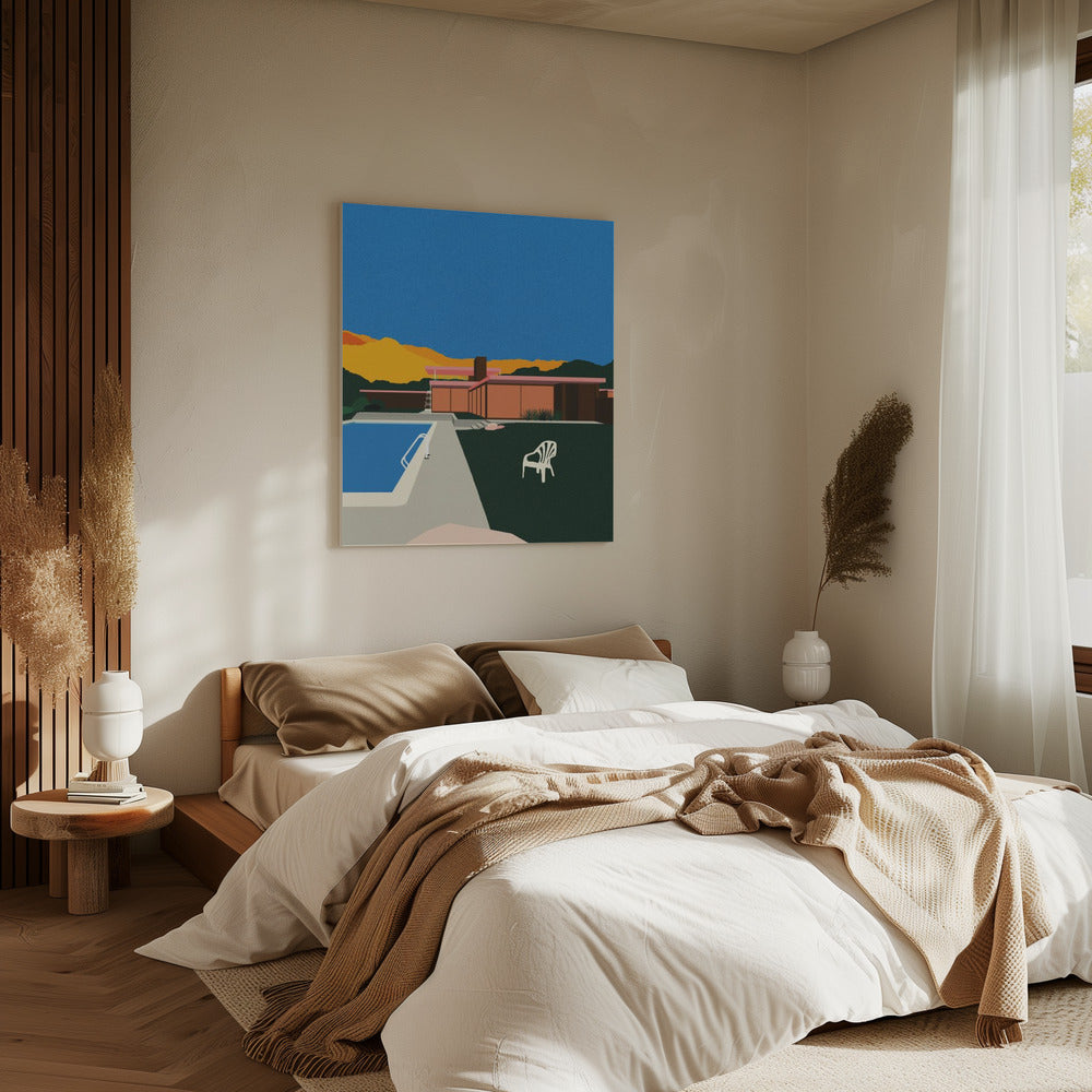 Kaufmann Desert House Poolside | Canvas