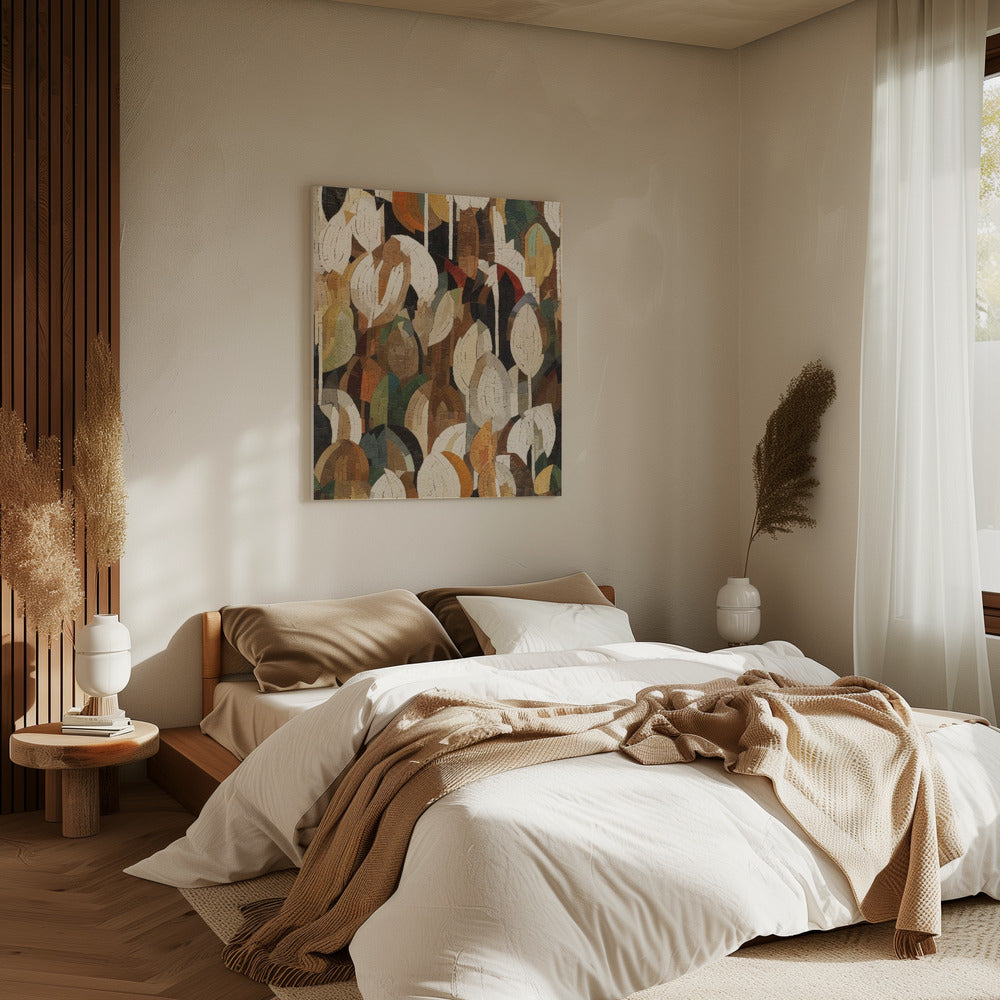 Mosaic Forest Vibrance | Canvas