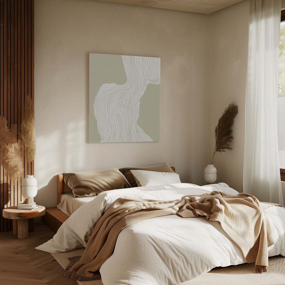 Flowing Linescape | Canvas