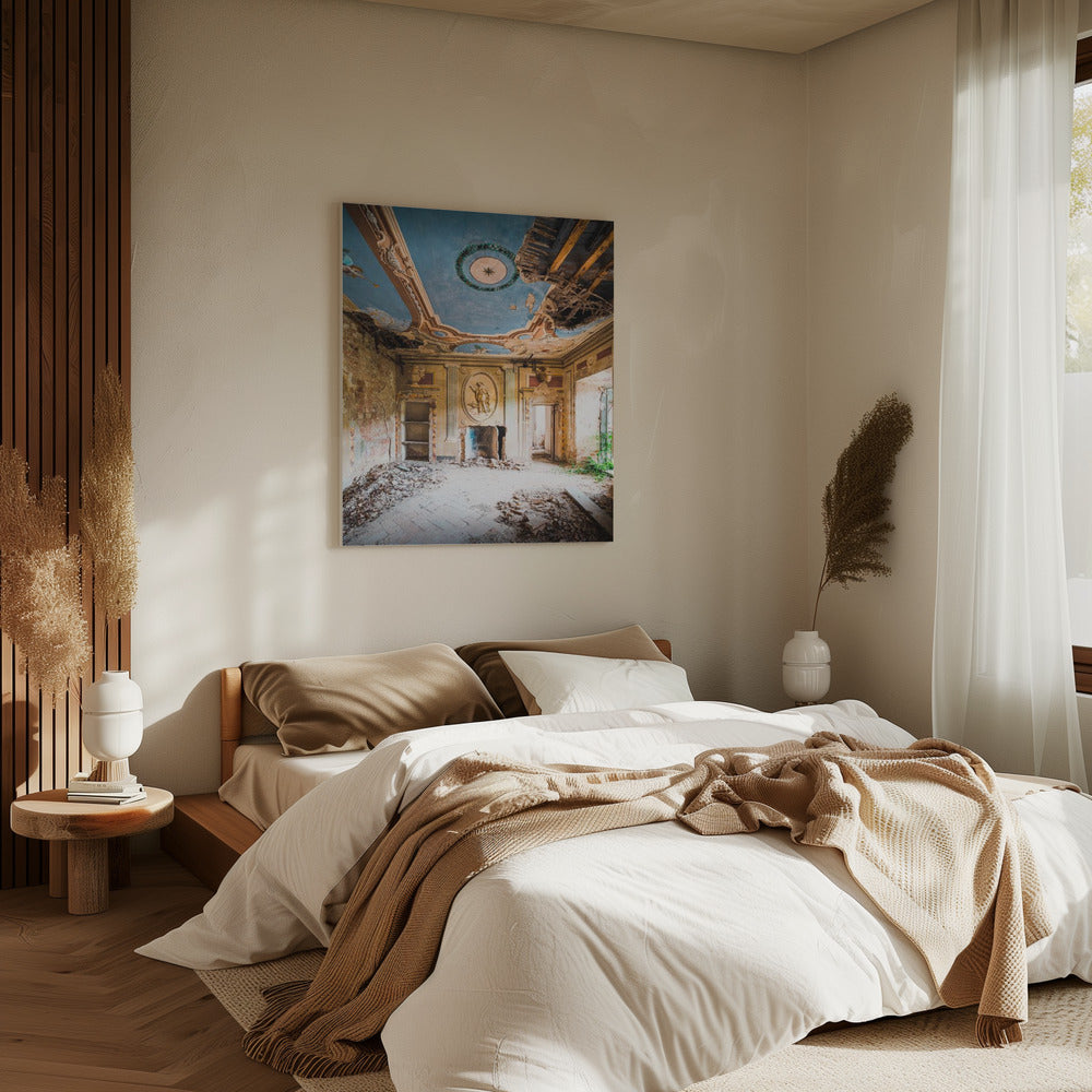 Abandoned Villa with Fresco | Canvas