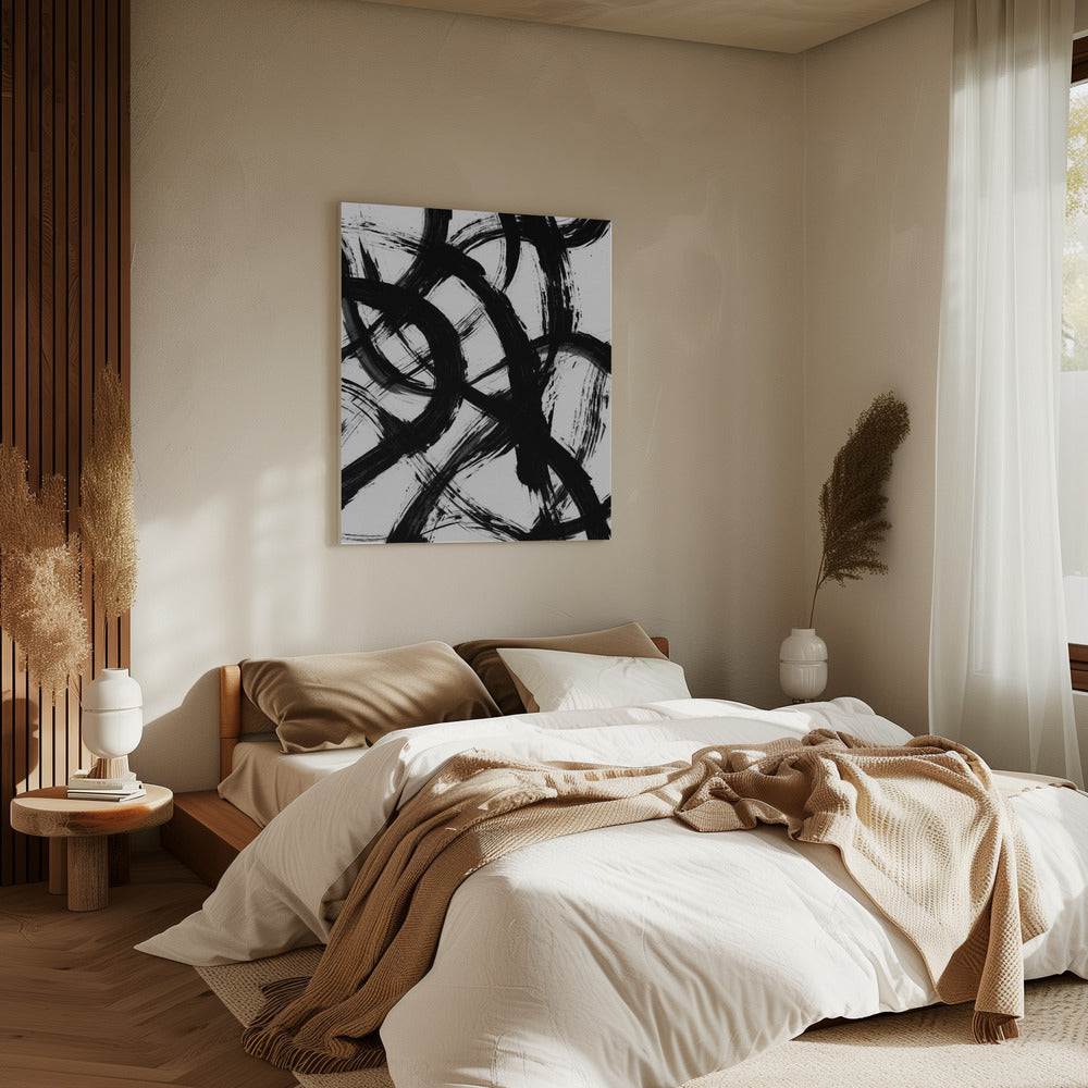 Abstract Brush Strokes 98X | Canvas